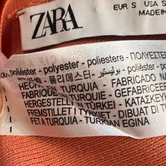 NEW Zara Blogger-Fave One-Shoulder Tie-Dye Crop Top, Size S - Picture 14 of 16